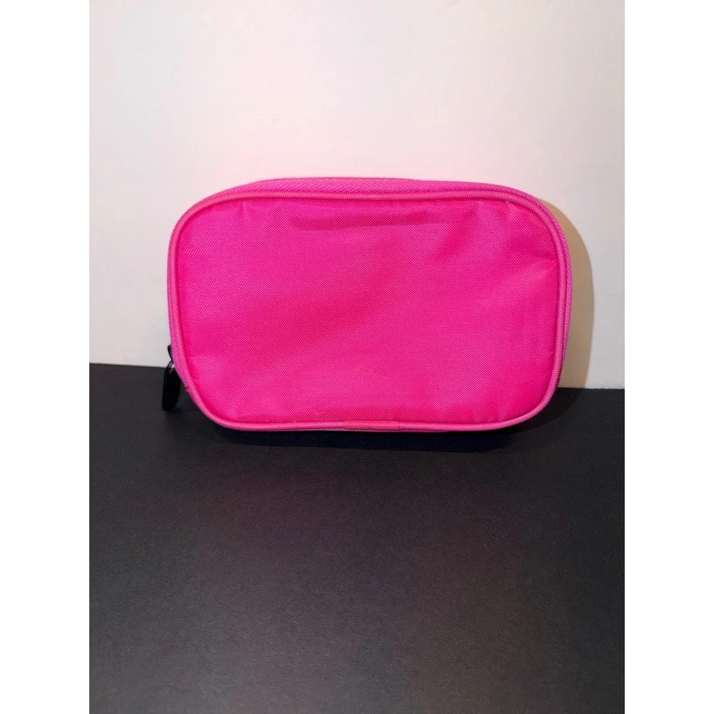 Nintendo Super‎ Mario Princess Peach Pink Pencil Case Double Zip Utility Pouch